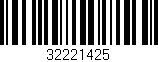 Código de barras (EAN, GTIN, SKU, ISBN): '32221425'