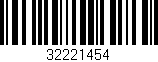 Código de barras (EAN, GTIN, SKU, ISBN): '32221454'