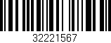Código de barras (EAN, GTIN, SKU, ISBN): '32221567'