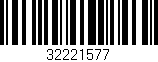 Código de barras (EAN, GTIN, SKU, ISBN): '32221577'