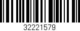 Código de barras (EAN, GTIN, SKU, ISBN): '32221579'
