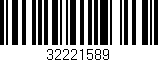 Código de barras (EAN, GTIN, SKU, ISBN): '32221589'