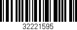 Código de barras (EAN, GTIN, SKU, ISBN): '32221595'