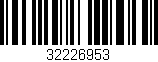 Código de barras (EAN, GTIN, SKU, ISBN): '32226953'
