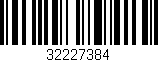 Código de barras (EAN, GTIN, SKU, ISBN): '32227384'