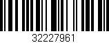Código de barras (EAN, GTIN, SKU, ISBN): '32227961'