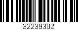 Código de barras (EAN, GTIN, SKU, ISBN): '32239302'