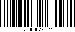 Código de barras (EAN, GTIN, SKU, ISBN): '3223939774041'