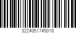 Código de barras (EAN, GTIN, SKU, ISBN): '3224051745018'