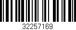 Código de barras (EAN, GTIN, SKU, ISBN): '32257169'