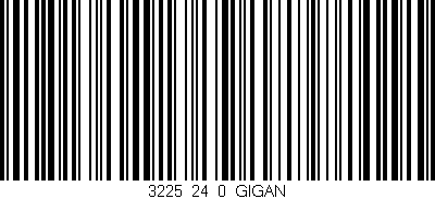 Código de barras (EAN, GTIN, SKU, ISBN): '3225_24_0_GIGAN'