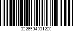 Código de barras (EAN, GTIN, SKU, ISBN): '3226534881220'