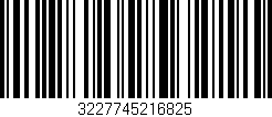Código de barras (EAN, GTIN, SKU, ISBN): '3227745216825'
