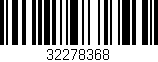 Código de barras (EAN, GTIN, SKU, ISBN): '32278368'