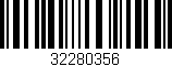Código de barras (EAN, GTIN, SKU, ISBN): '32280356'