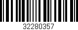 Código de barras (EAN, GTIN, SKU, ISBN): '32280357'