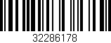 Código de barras (EAN, GTIN, SKU, ISBN): '32286178'