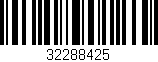Código de barras (EAN, GTIN, SKU, ISBN): '32288425'