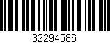 Código de barras (EAN, GTIN, SKU, ISBN): '32294586'
