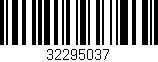 Código de barras (EAN, GTIN, SKU, ISBN): '32295037'
