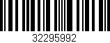 Código de barras (EAN, GTIN, SKU, ISBN): '32295992'