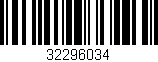 Código de barras (EAN, GTIN, SKU, ISBN): '32296034'
