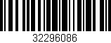 Código de barras (EAN, GTIN, SKU, ISBN): '32296086'