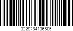 Código de barras (EAN, GTIN, SKU, ISBN): '3229764106606'