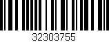 Código de barras (EAN, GTIN, SKU, ISBN): '32303755'