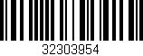 Código de barras (EAN, GTIN, SKU, ISBN): '32303954'