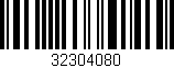 Código de barras (EAN, GTIN, SKU, ISBN): '32304080'