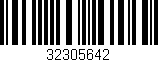 Código de barras (EAN, GTIN, SKU, ISBN): '32305642'