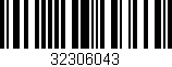 Código de barras (EAN, GTIN, SKU, ISBN): '32306043'