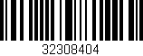 Código de barras (EAN, GTIN, SKU, ISBN): '32308404'