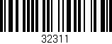 Código de barras (EAN, GTIN, SKU, ISBN): '32311'