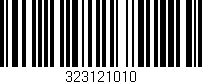 Código de barras (EAN, GTIN, SKU, ISBN): '323121010'