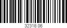 Código de barras (EAN, GTIN, SKU, ISBN): '32318.06'