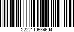 Código de barras (EAN, GTIN, SKU, ISBN): '3232110564604'