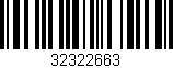 Código de barras (EAN, GTIN, SKU, ISBN): '32322663'