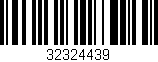 Código de barras (EAN, GTIN, SKU, ISBN): '32324439'