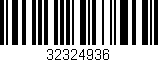 Código de barras (EAN, GTIN, SKU, ISBN): '32324936'