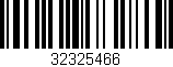 Código de barras (EAN, GTIN, SKU, ISBN): '32325466'