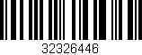 Código de barras (EAN, GTIN, SKU, ISBN): '32326446'