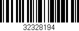 Código de barras (EAN, GTIN, SKU, ISBN): '32328194'