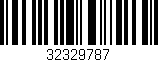 Código de barras (EAN, GTIN, SKU, ISBN): '32329787'