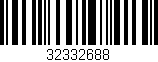 Código de barras (EAN, GTIN, SKU, ISBN): '32332688'