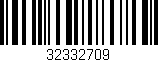 Código de barras (EAN, GTIN, SKU, ISBN): '32332709'