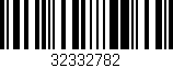 Código de barras (EAN, GTIN, SKU, ISBN): '32332782'