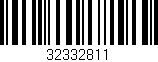 Código de barras (EAN, GTIN, SKU, ISBN): '32332811'