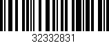 Código de barras (EAN, GTIN, SKU, ISBN): '32332831'